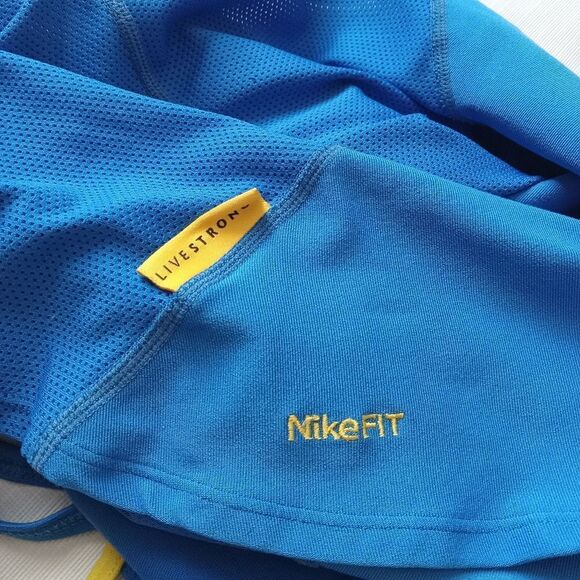 Nike Blue and Yellow Livestrong Racerback Athletic Tank Top Women's Size Large - Picture 12 of 12
